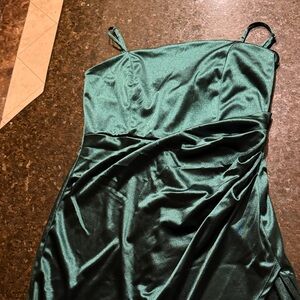 Honey and Rosie Deep Green Dress